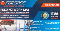 Коврик для ремонта автомобиля 1210x455x30мм Forsage F-TRL8002-1B