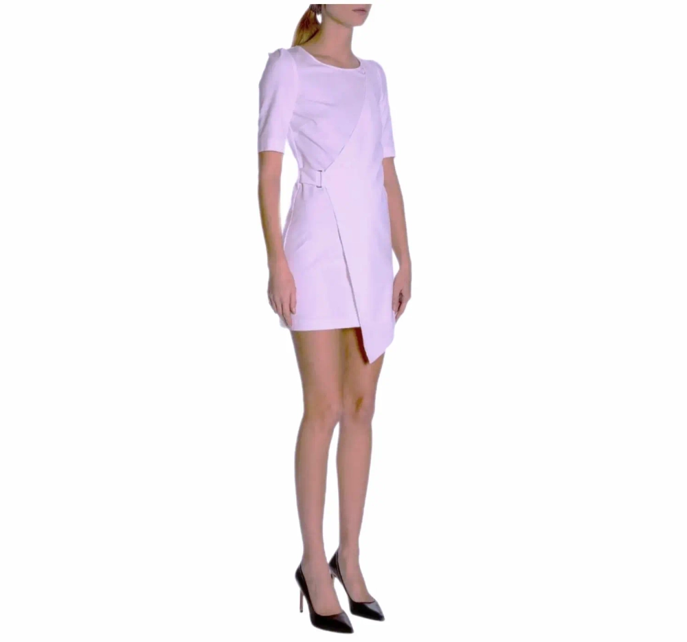 Patrizia Pepe платье из крепа Лаванда