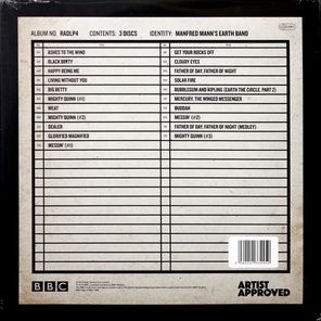 Manfred Mann's Earth Band / Radio Days Vol. 4 - Live At The BBC 70-73 (3LP)