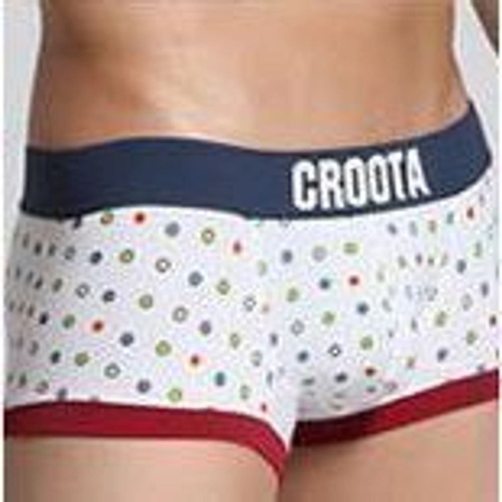 Мужские трусы хипсы CROOTA Trunk Star Tang White CR00025