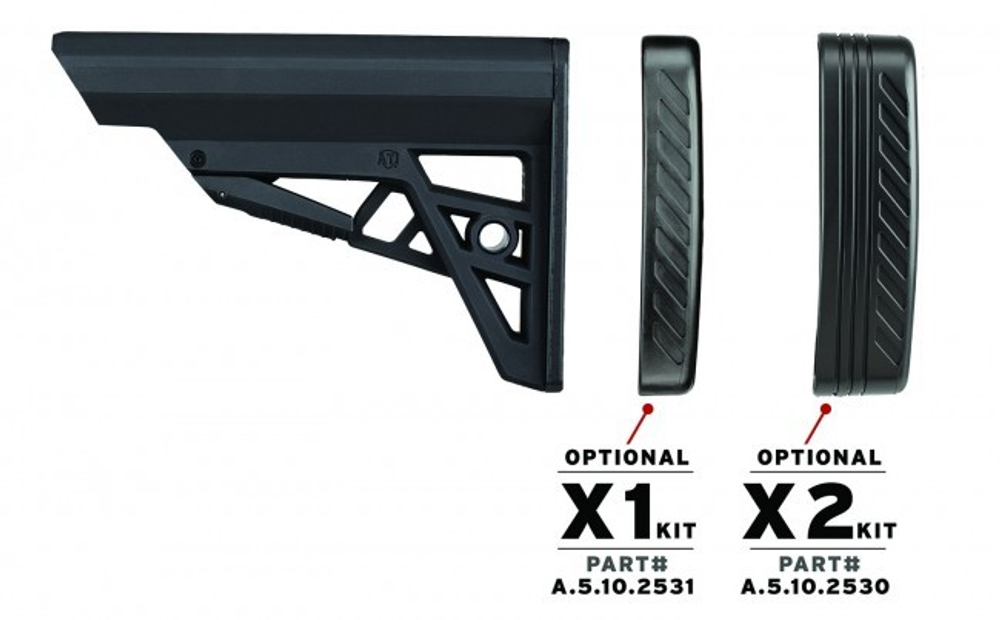 Приклад ATI AR-15 TactLite Mil-Spec 6-ти позиционный, без адаптера. ц:коричневый