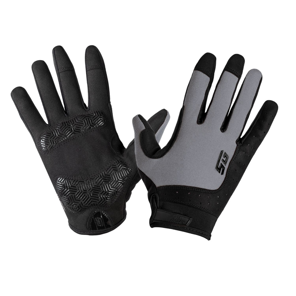 Перчатки полноразмерные STG Fit Skin, размер M, серый с черным