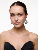 Серьги "Character New" Blue Agate