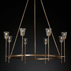 Люстра На Штанге Torche De Verre Round Chandelier 8 By Imperiumloft