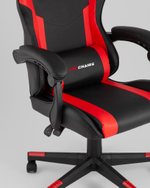 Кресло спортивное TopChairs Commander черно-красный
