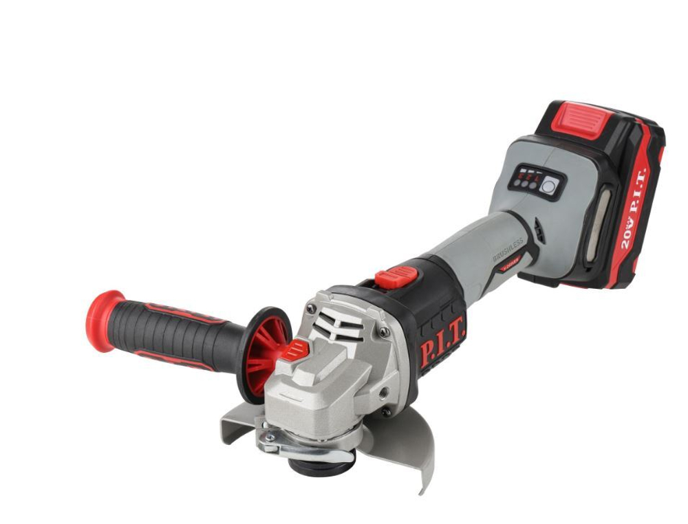 ЕАС Шлифмашина угловая  АККУМ. PWS20H-125D/1 (бесщет.20В, 125мм,4500-8000об/мин,1акб Li-Ion 4Ач, ЗУ)