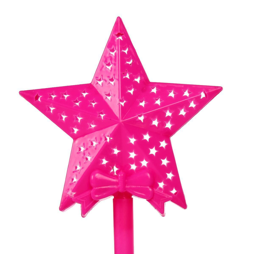 Палочка светящаяся Звезда 37 см, 3 цвета микс, с-40783