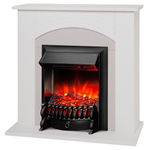 Каминокомплект Real Flame Hanna WT с очагом Fobos Lux Black RC