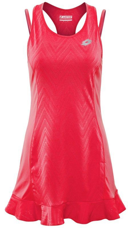 Теннисное платье Lotto Nixia IV Dress + Bra - pink fluo
