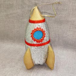 Ёлочная игрушка Ракета