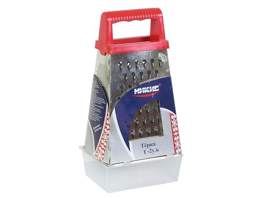 Терка 4-х гранная с контейнером Никис 50394