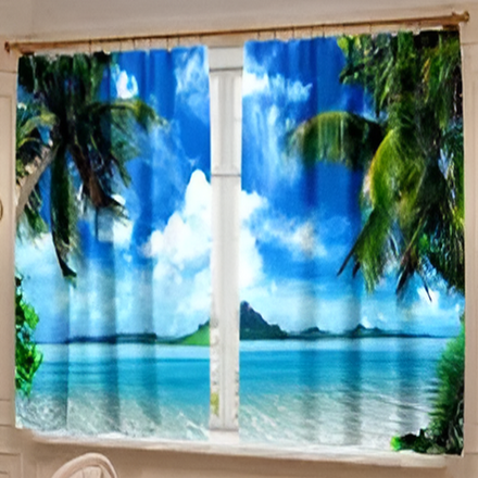 Фотошторы для кухни "В. 020125/6", Россия.