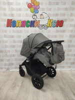 Коляска модульная 3в1 Farfello Molly Pro серый