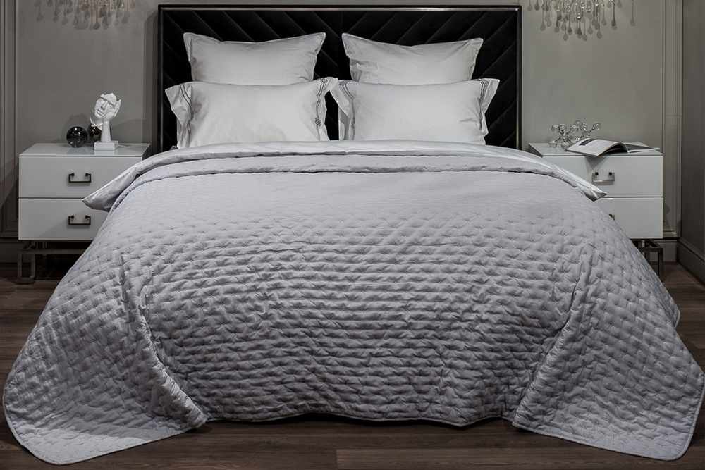 Покрывало 180x230 Garda Decor Астро серое 177HON-22230