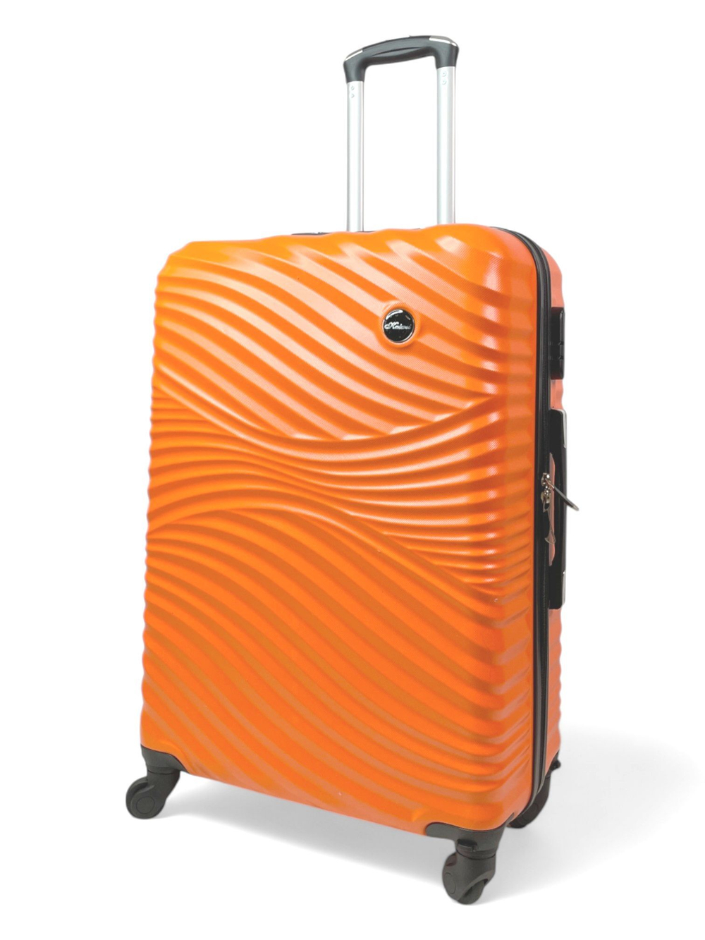 Большой чемодан Bon-Voyage Model Wave ABS, Оранжевый, L