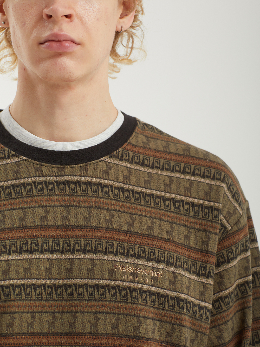 Мужской Лонгслив Pattern Striped