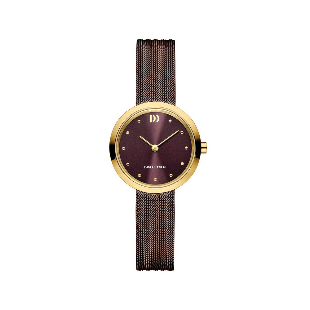 Часы JULIA Chestnut Gold Danish Design