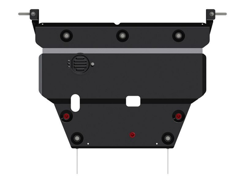Защита картера двигателя, КПП (2 мм, сталь) для Changan CS35 Plus 2019-2022 (V = 1.6 AT/MT FWD) Sheriff.28.4412