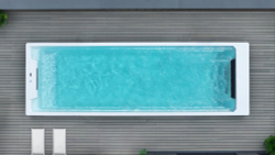 Огромный плавательный спа-бассейн Victoria Star VS-GT1202 с подогревом, автоматической крышкой и подсветками