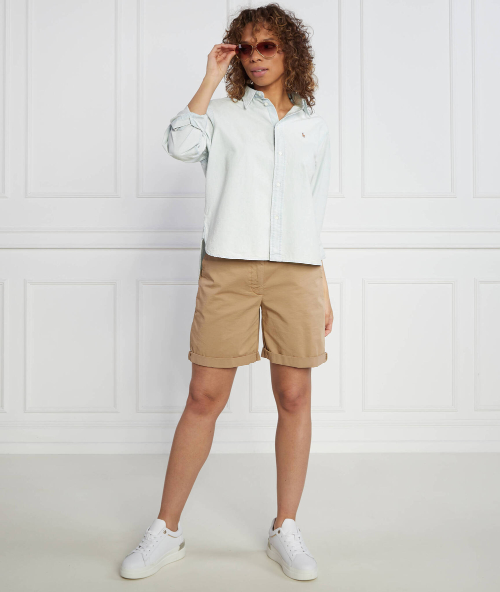 Джинсовая рубашка POLO RALPH LAUREN - голубой(211891420)