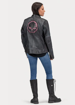 Куртка Willie G Leather Jacket with Rhinestones Harley-Davidson