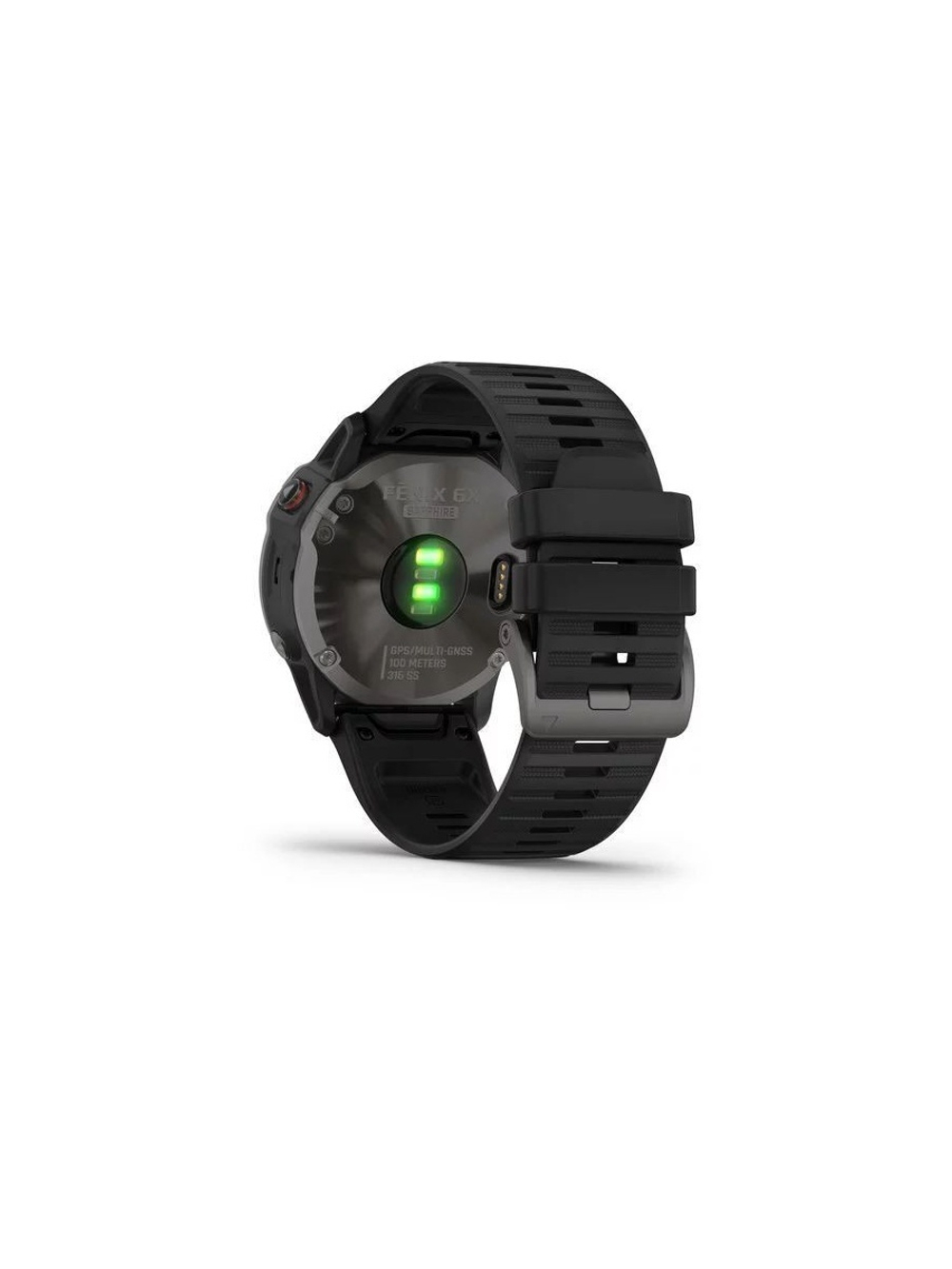 Garmin Fenix 6X Sapphire серый DLC с силиконовым ремешком (010-02157-11)
