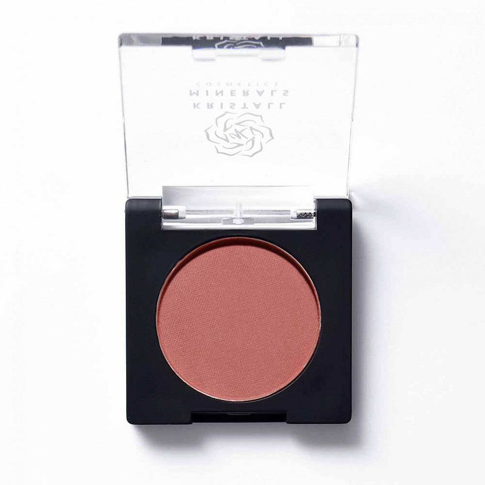 Тени компактные С114 Красное дерево Матовая коллекция 1,7 г (Kristall Minerals Cosmetics)