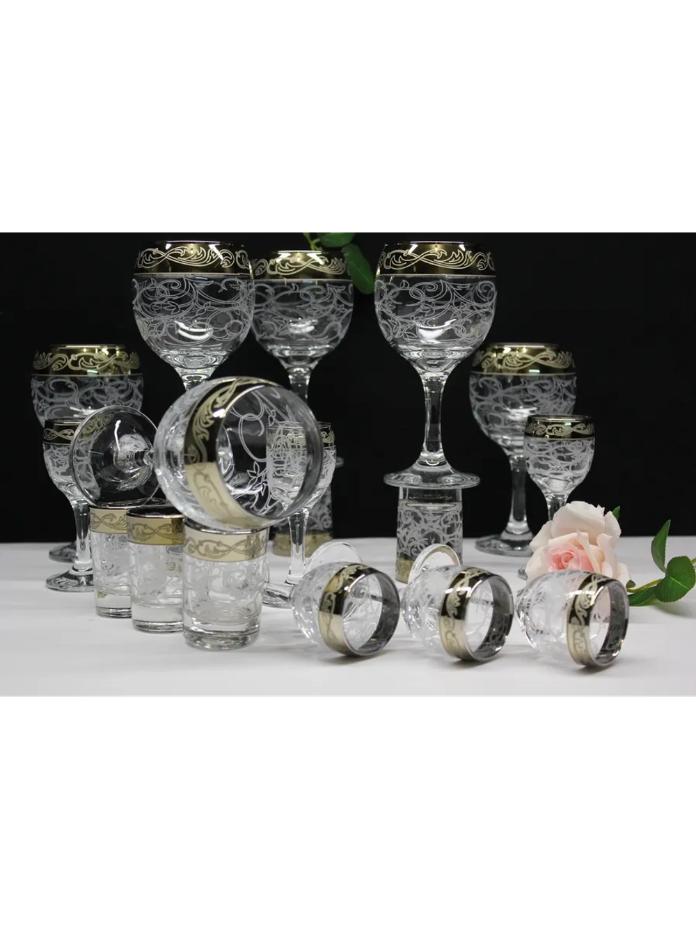 Барный набор 18 предметный с фужером