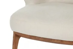 Кресло Malva с высокой спинкой, бежево-серое