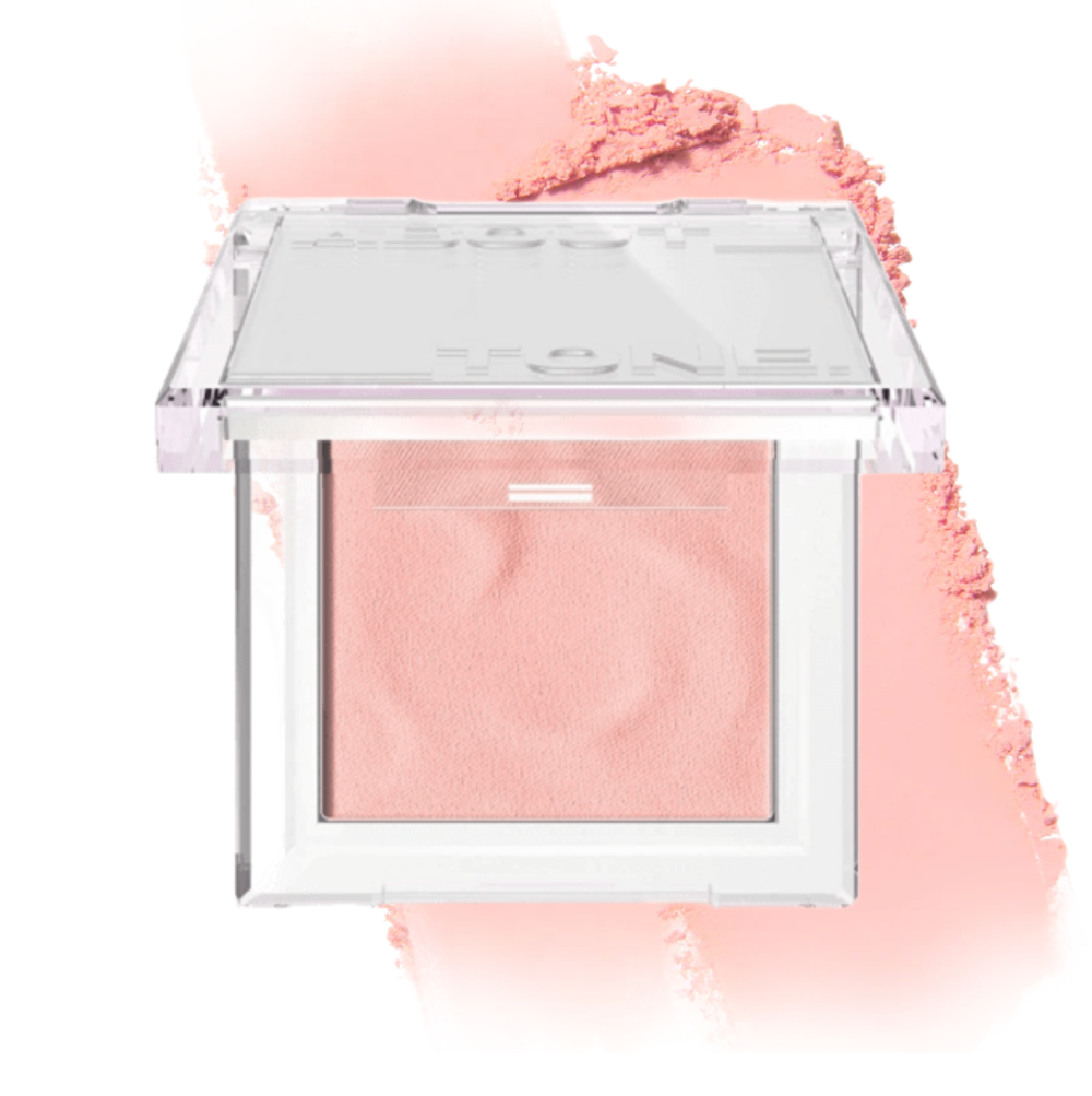 ABOUT TONE Пудровые румяна Fluffy Wear Blusher 09 Dollish Milky Coral