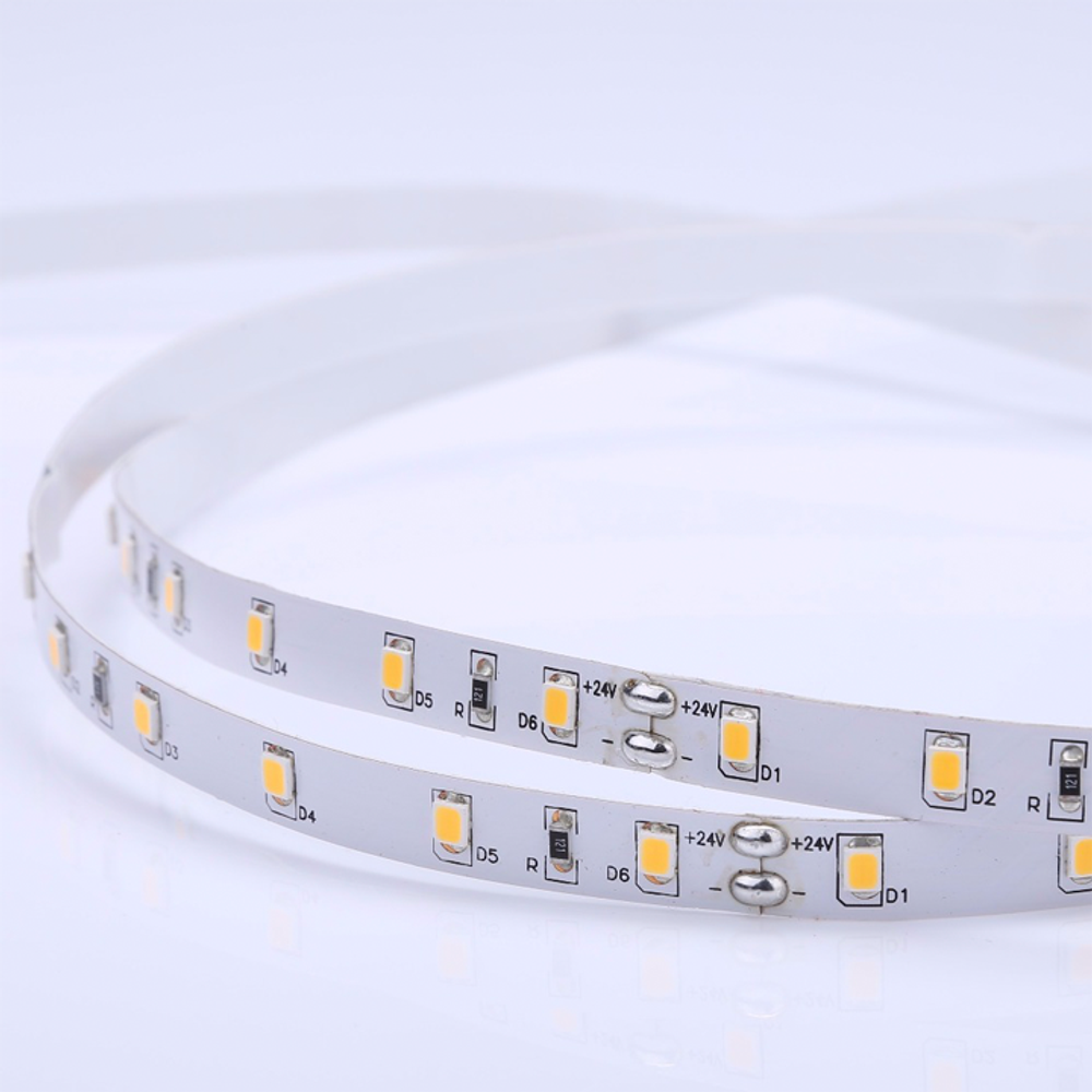 Светодиодная лента 120 led/м, 12В, IP20, 8 мм, 5 метров PL-2835-120-WHT-12V- IP20