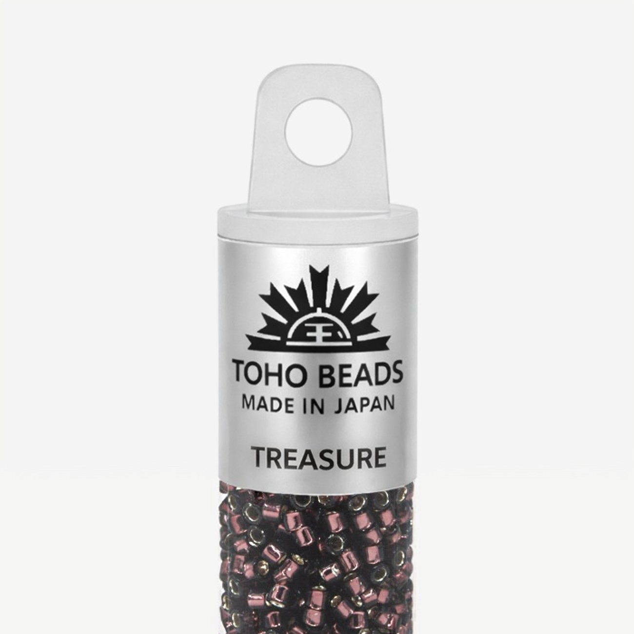 Японский бисер TOHO Treasure (№26C), с внутренним серебрением, прозрачный