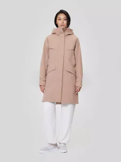Парка женская ИША (ISHA) NORPPA песочный бежевый