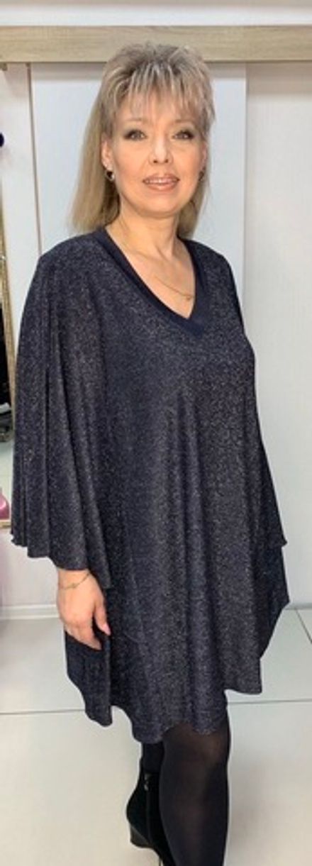 Нарядная люрексовая туника