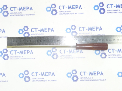 Отвертка шлицевая плоская (минусовая) 290х5.2х0.8мм (Карболитовая ручка) СССР