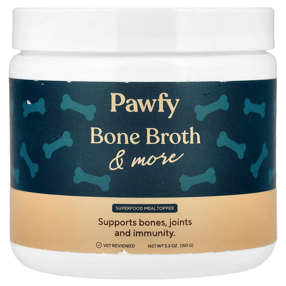 Pawfy, Bone Broth & More, 150 г (5,3 унции)