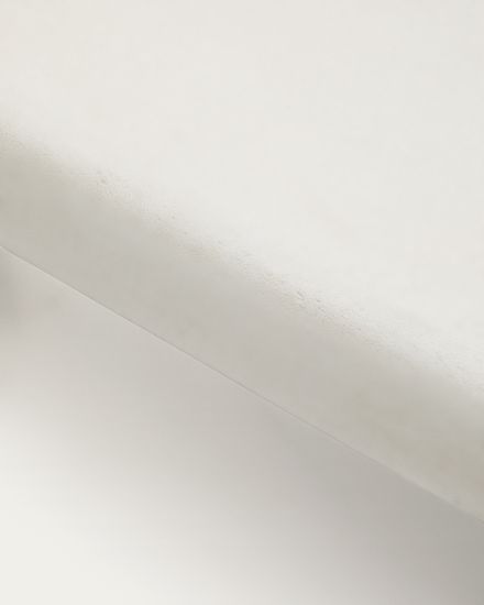 Журнальный столик Labra из цемента и акации 80 x 80 см