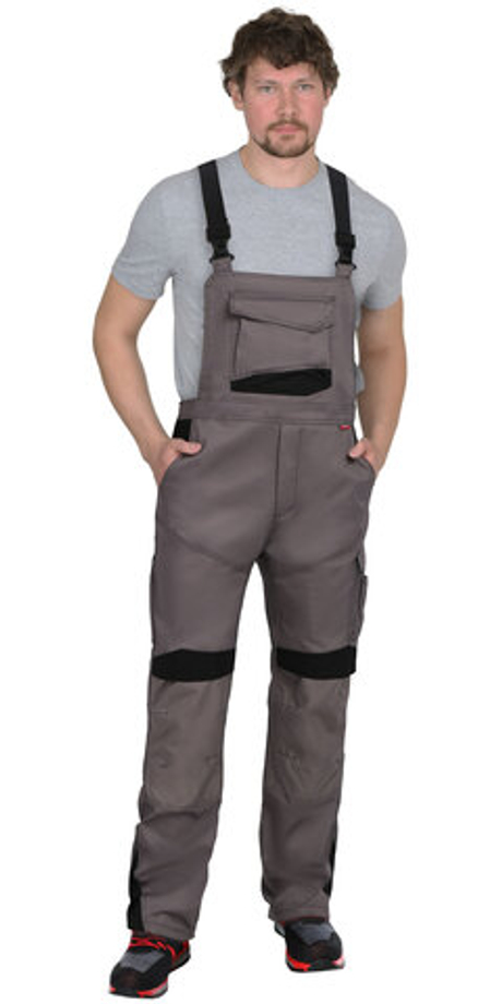 Полукомбинезон "ЦИТРИН" ср.серый с черным