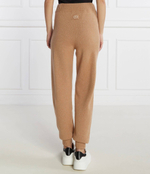 Хлопковые трикотажные штаны TWINSET - светло-коричневый(232TT3201)