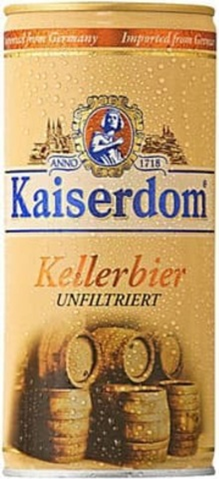 Пиво Кайзердом Келлербир / Kaiserdom Kellerbier Unfiltriert 1л - банка
