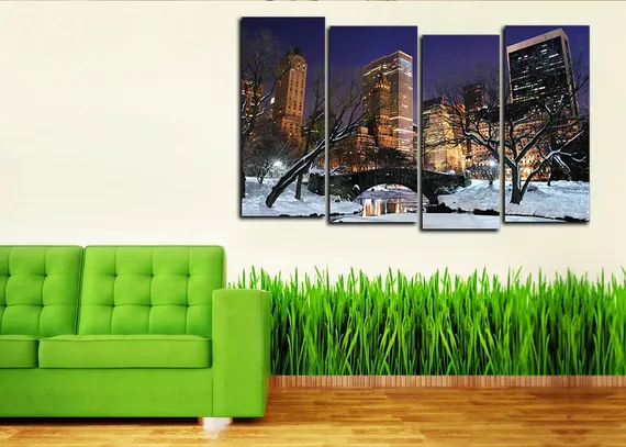 Модульная картина "Морозы в Нью-Йорке"