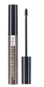 ГЕЛЬ для бровей водостойкий оттеночный тон 04 DARK BROWN Relouis PRO Waterproof Color Brow Gel 6 мл