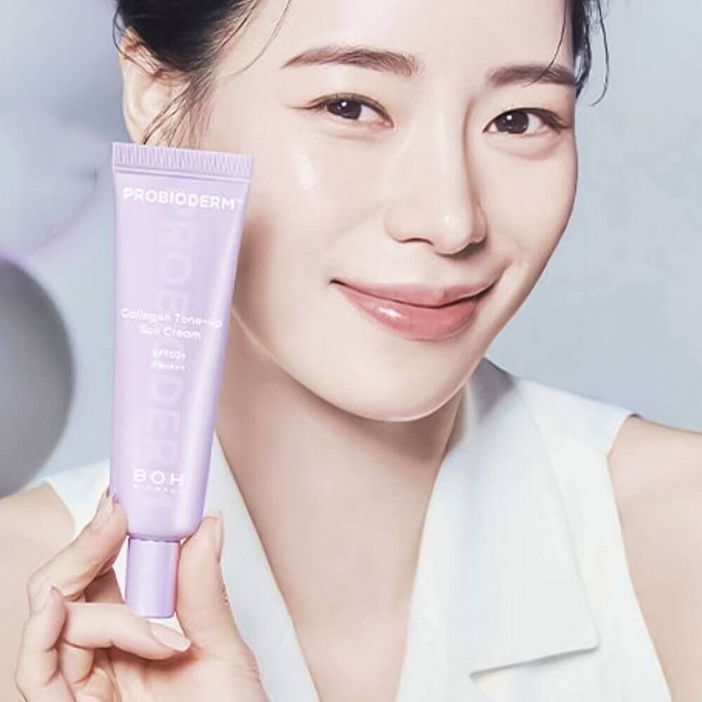 Bioheal BOH Probioderm Collagen Tone Up Sun Cream SPF50+ PA++++ тонирующий солнцезащитный крем
