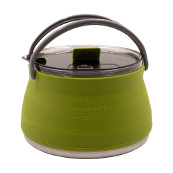 Tramp Чайник складной силиконовый 1 л, TRC-125, оливковый