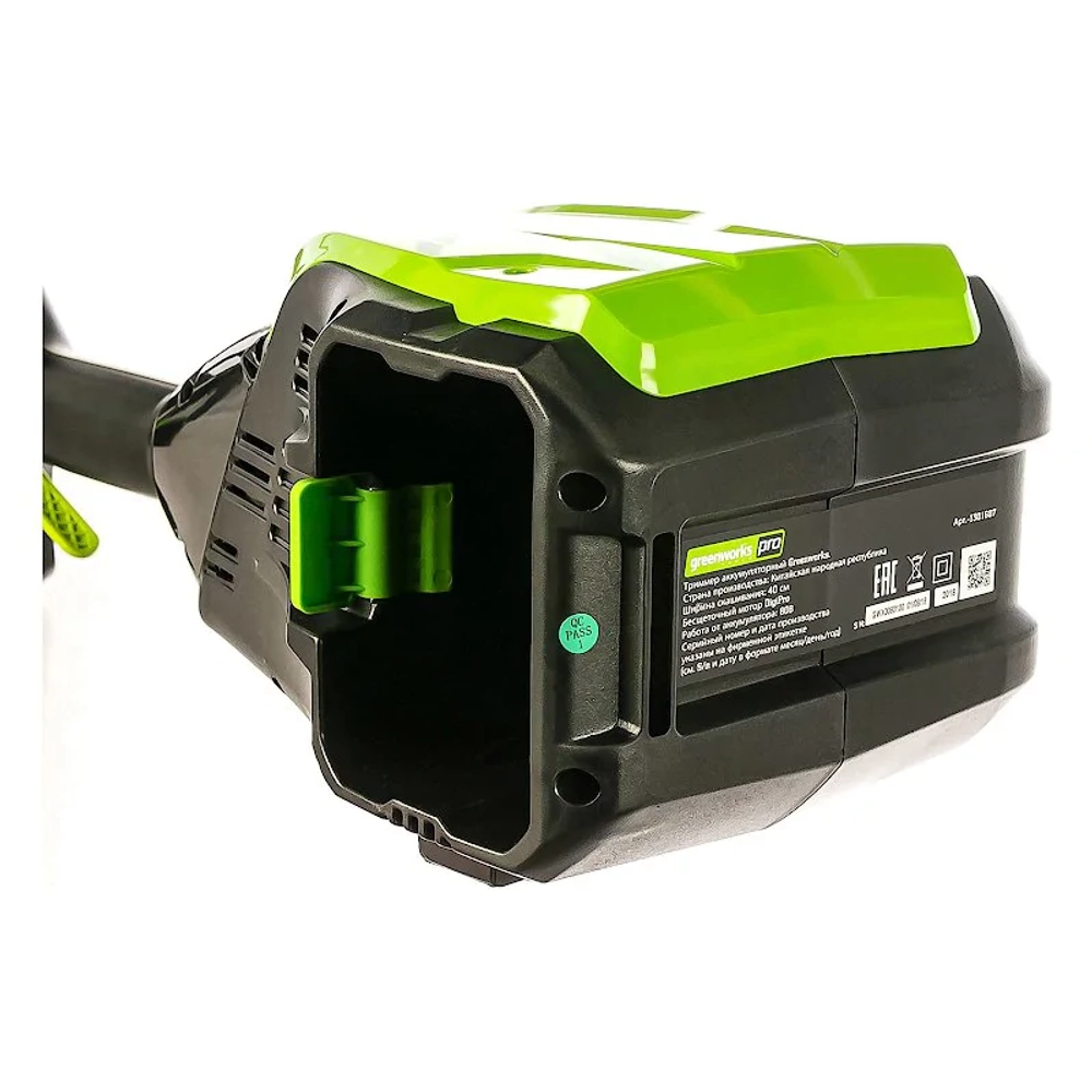 Триммер аккумуляторный Greenworks GD80BCK2 80В (1 x 2 Ач, ЗУ) захват 406 мм, 4.8 кг, 1301607UA