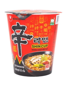 Лапша пшеничная острая Шин Рамен 68 г * 3 шт