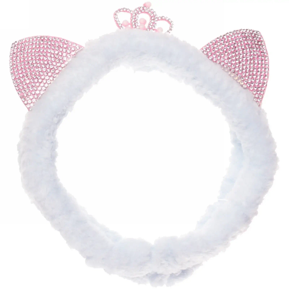 Повязка на голову «Beauty Mapafet- Принцесса», цвет розовый, голубой, сиреневый и серый, 20*6см (упаковка белый ZIP пакет)