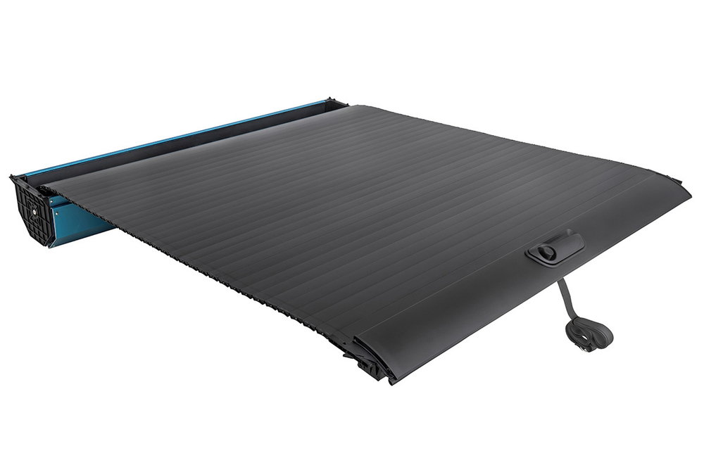 Крышка кузова для Great Wall Poer, роллета раздвижная 1575х1590 мм, алюминиевая, черная РИФ