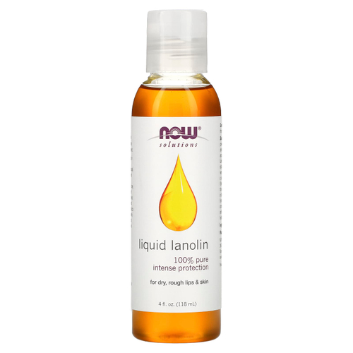 NOW Foods, Solutions, жидкий ланолин, 4 жидкие унции (118 мл)