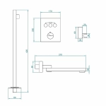 Душевая система RGW Shower Panels SP-6143-01 50140801-01 хром